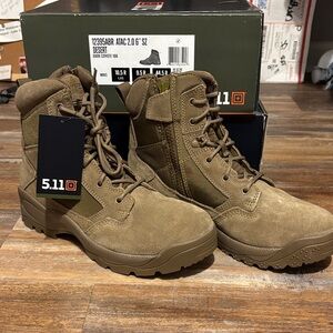 5.11 Tactical Men's Desert Brown ATAC 2.0 Side-Zip Boots